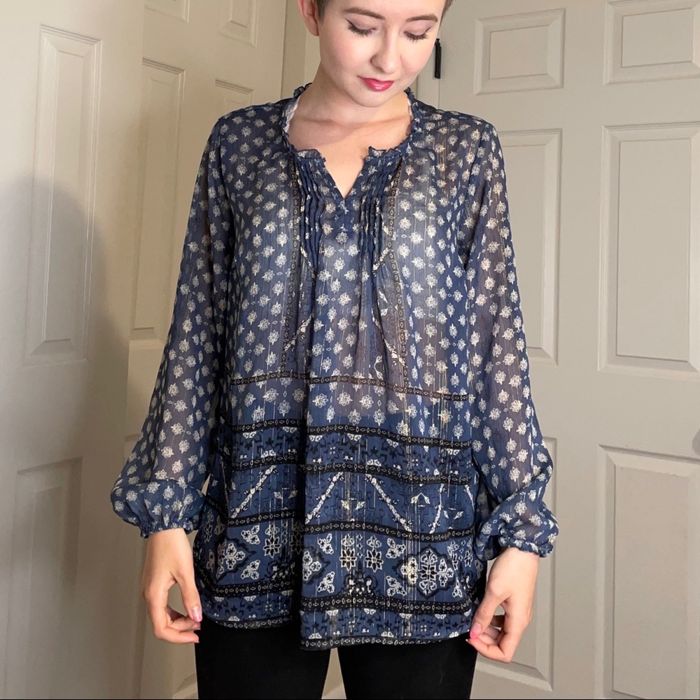 Style & Co Boho Tunic Blouse